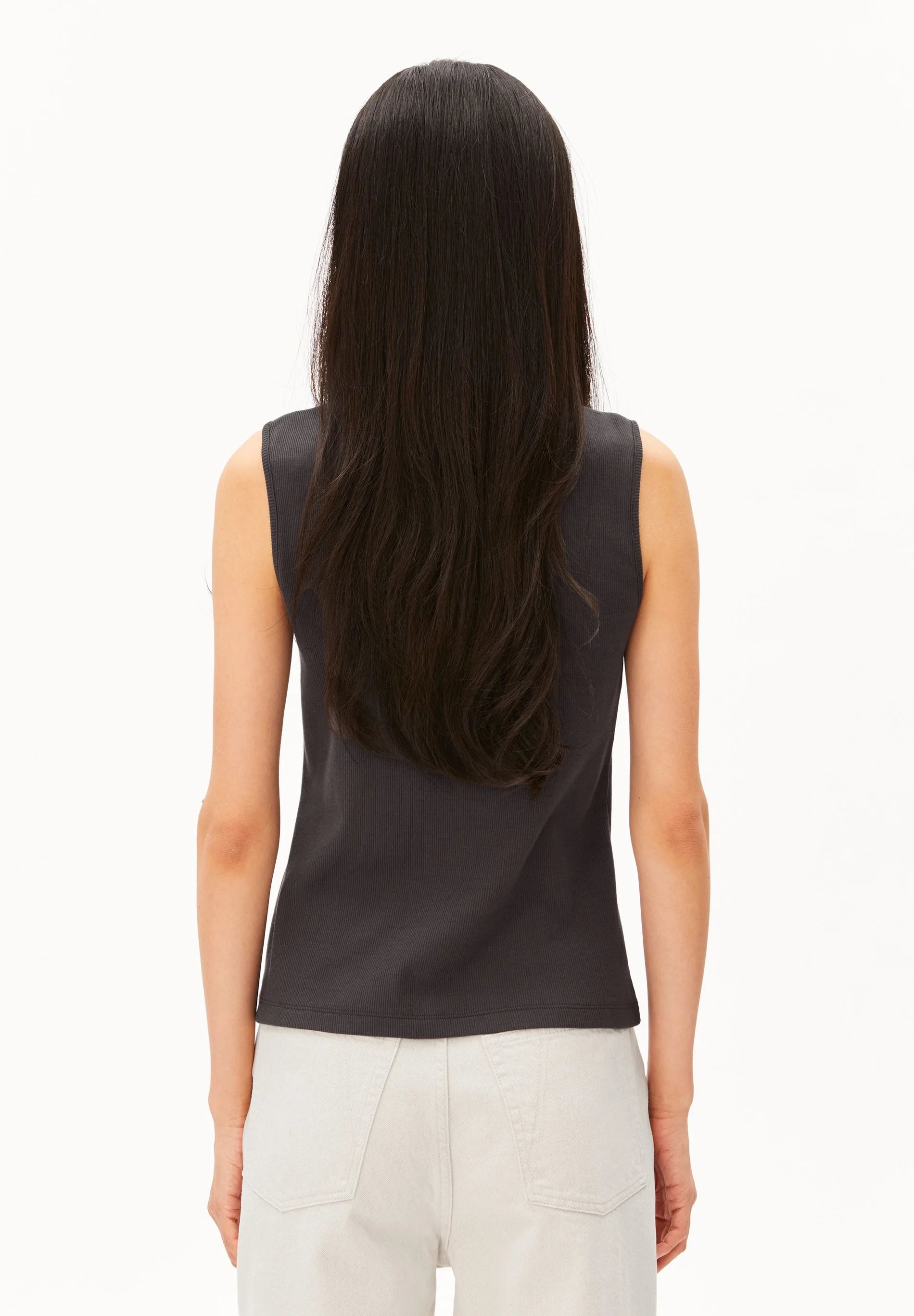 Rib Button Top