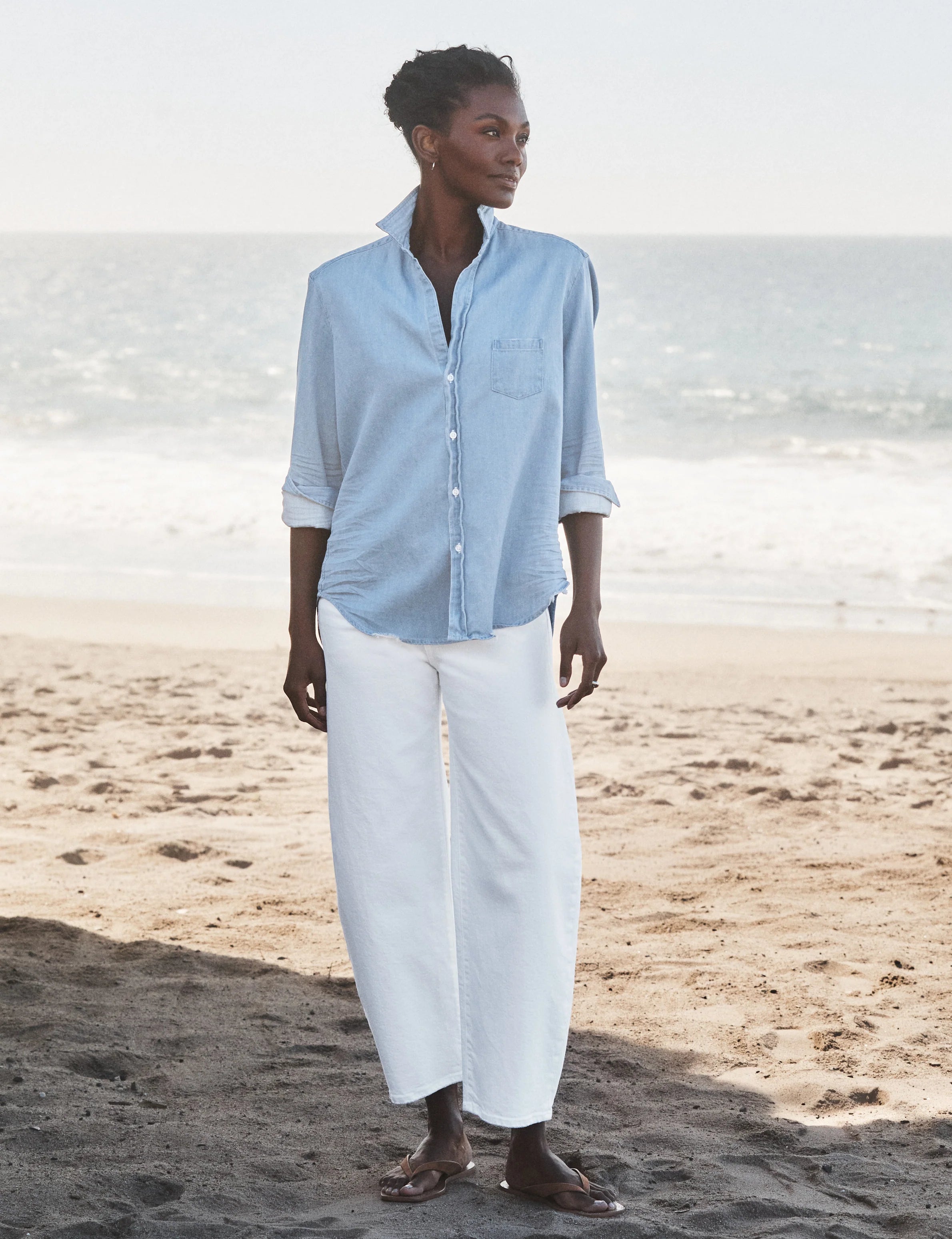 Eileen Denim Relaxed Button-Up