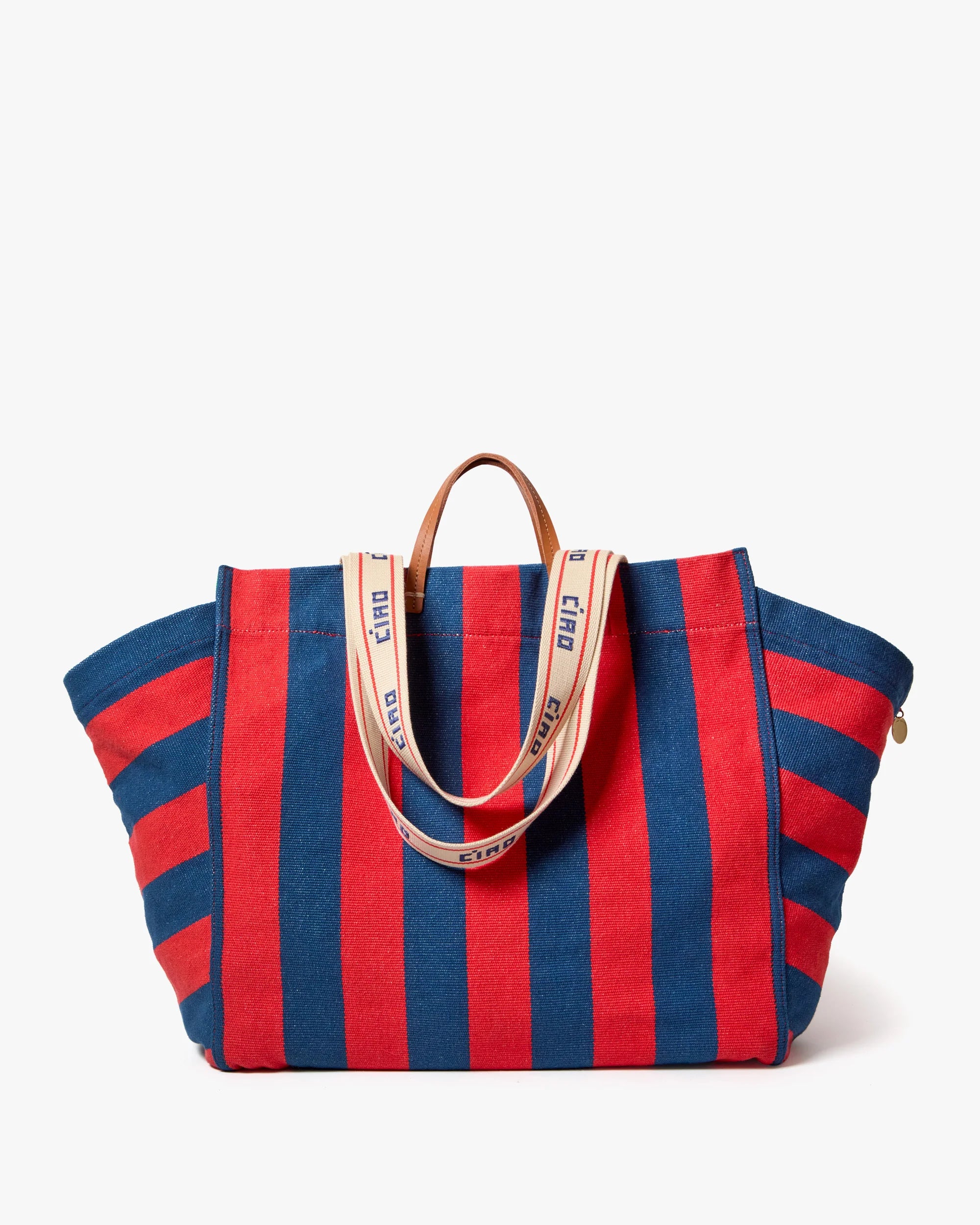 Beach Tote - Canvas Stripe
