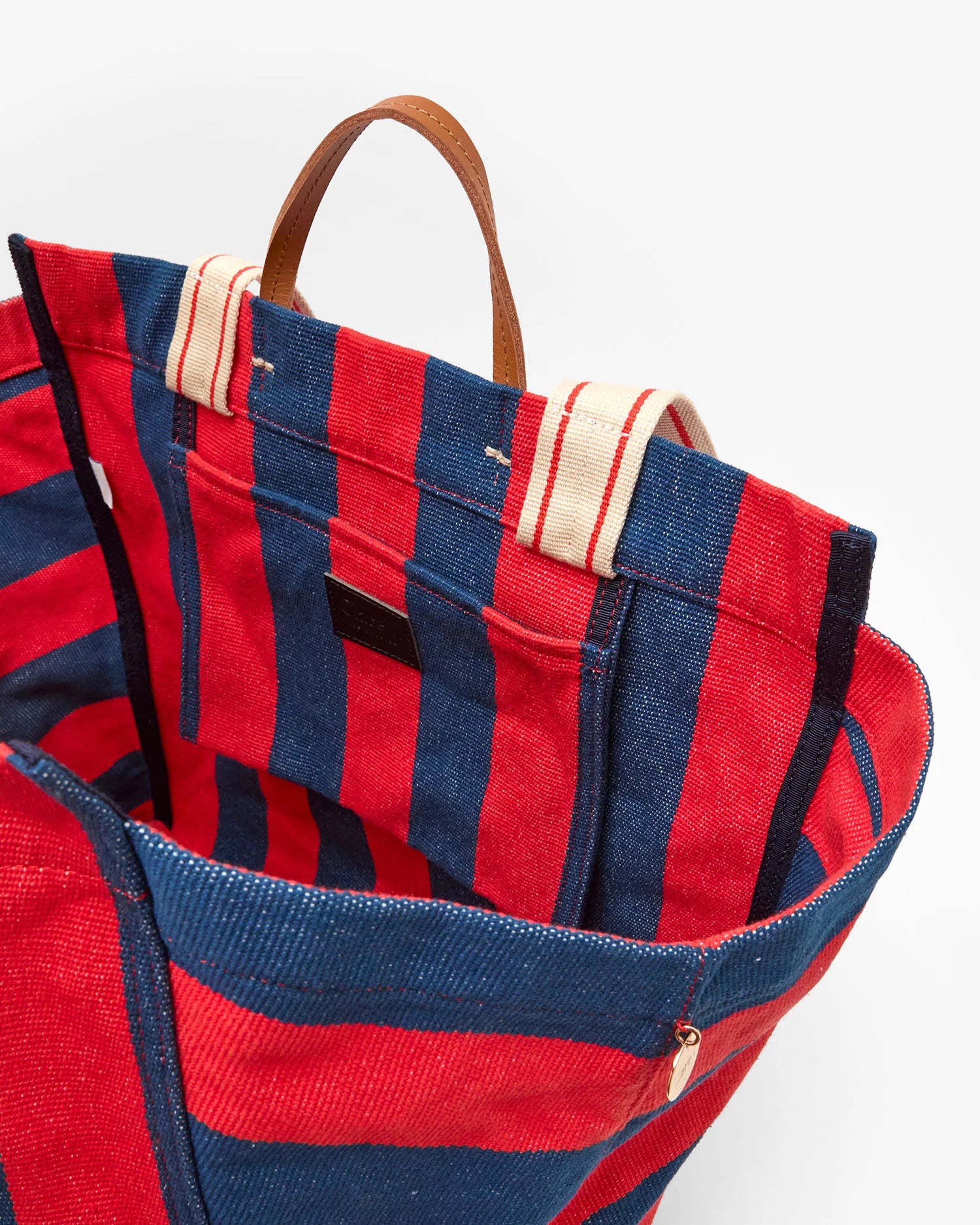 Beach Tote - Canvas Stripe