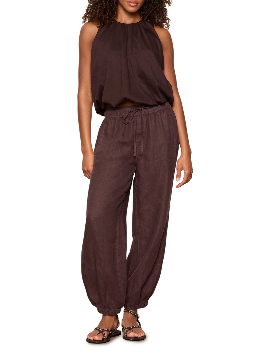 Melody Linen Balloon Pant