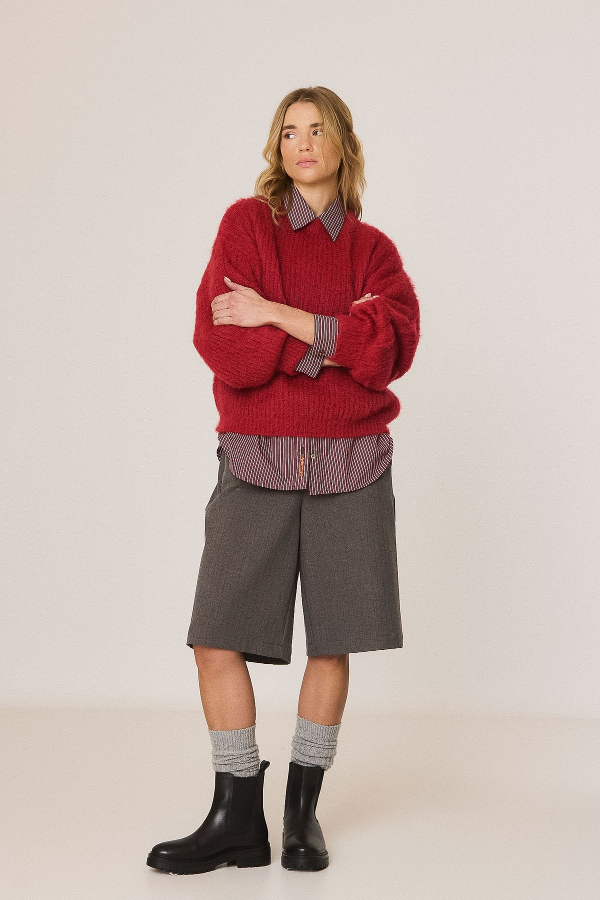 Brushed Effect Sweater