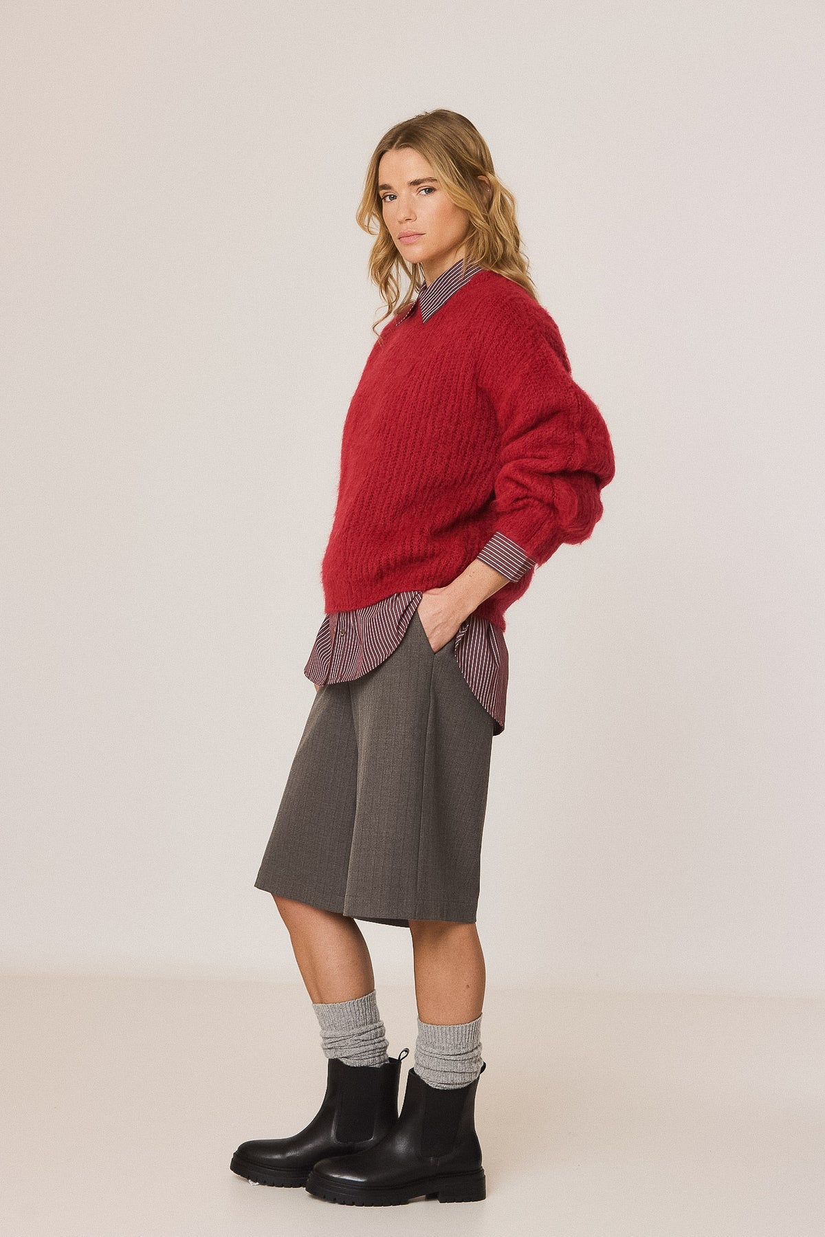Brushed Effect Sweater