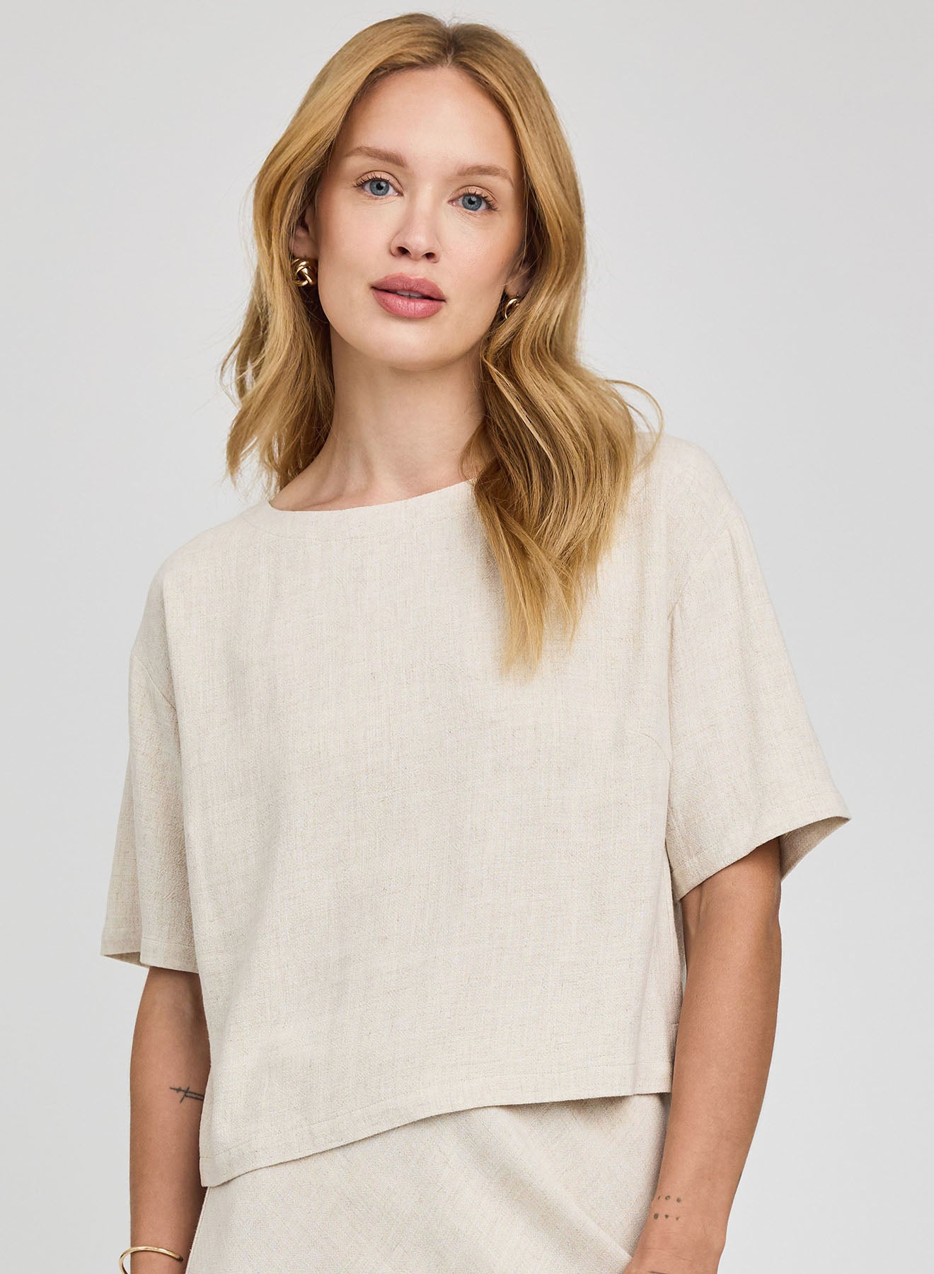Gemini Linen Top