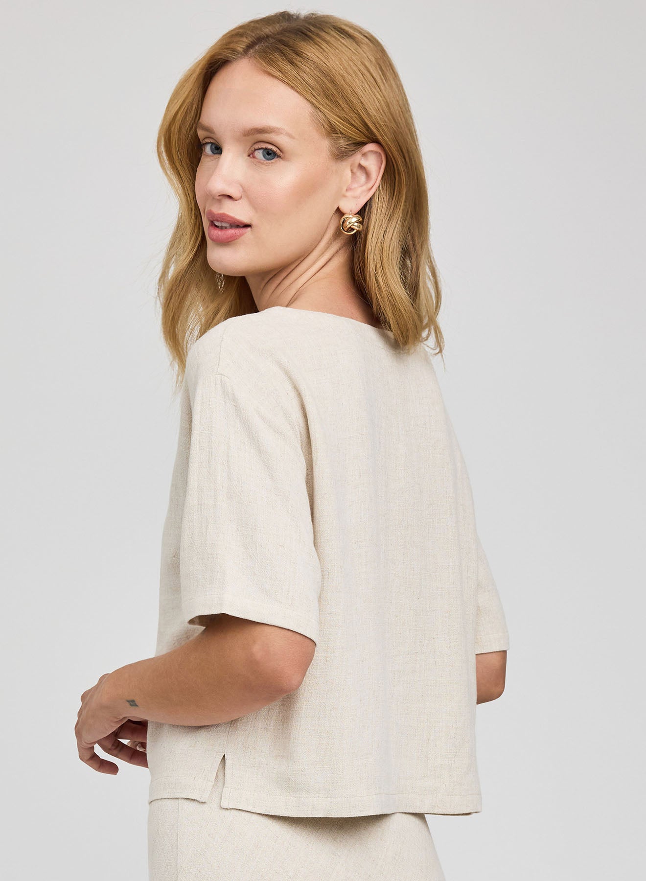 Gemini Linen Top