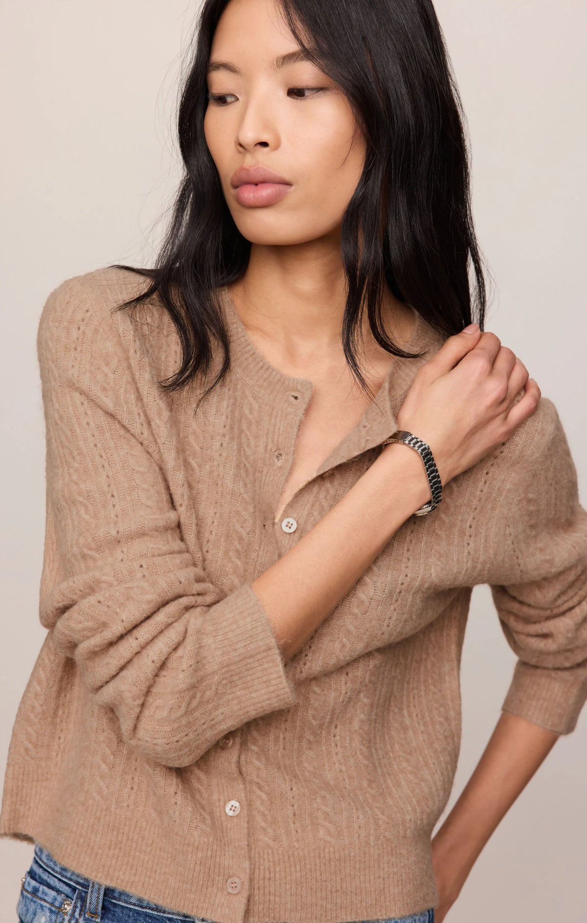 Medina Pointelle Cardigan