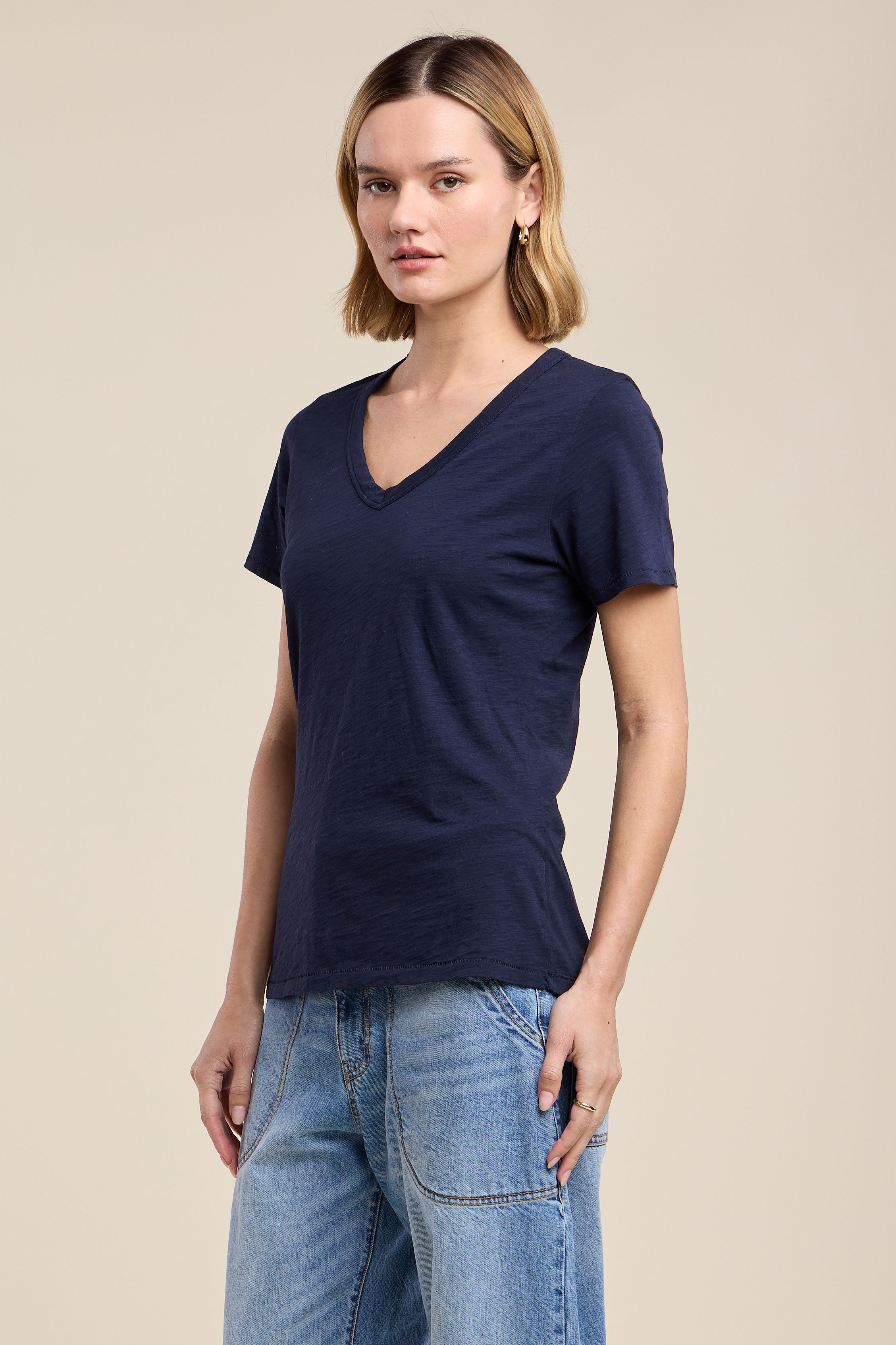 Briella Cotton Slub Tee