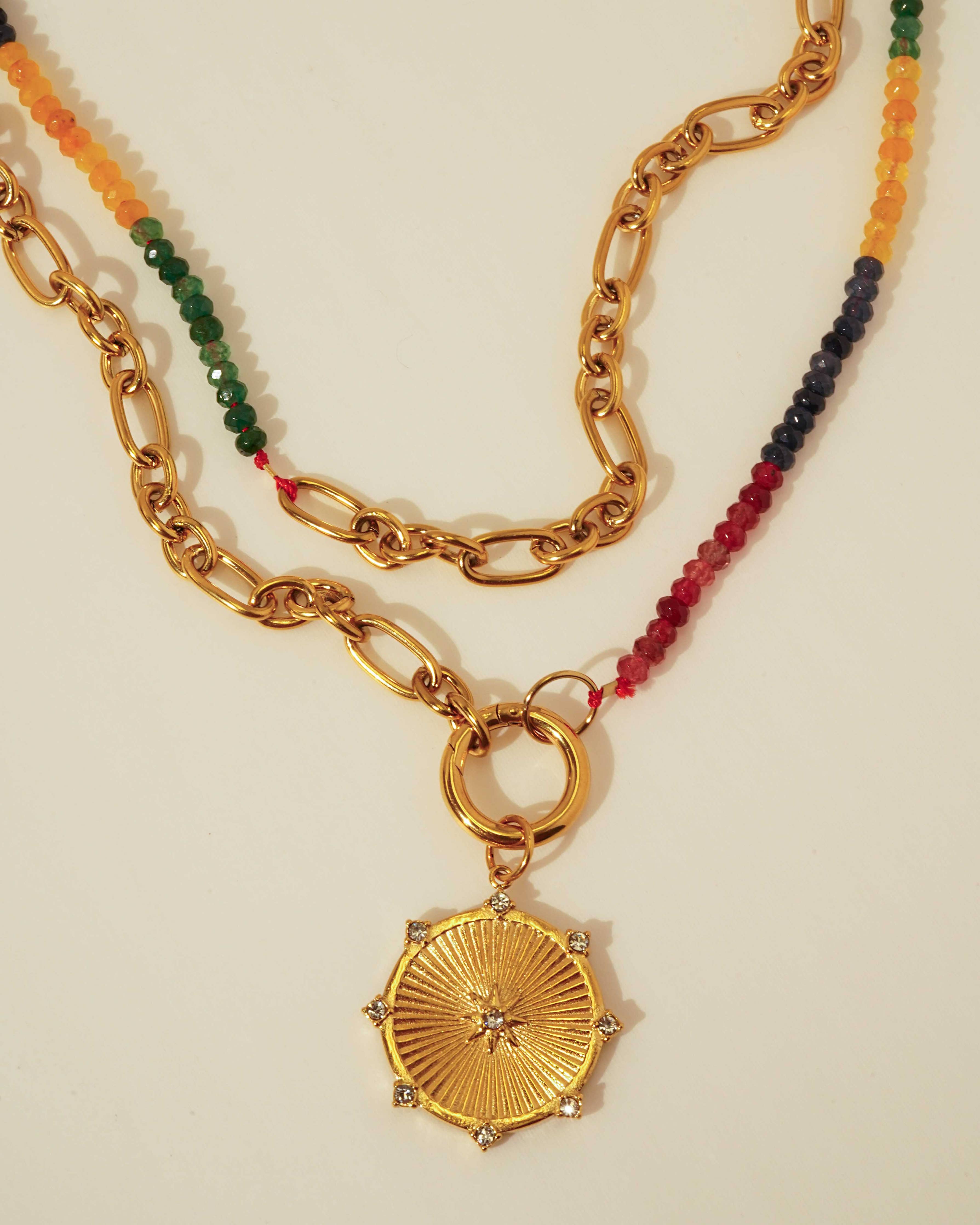Multi layer Nea Dark Necklace