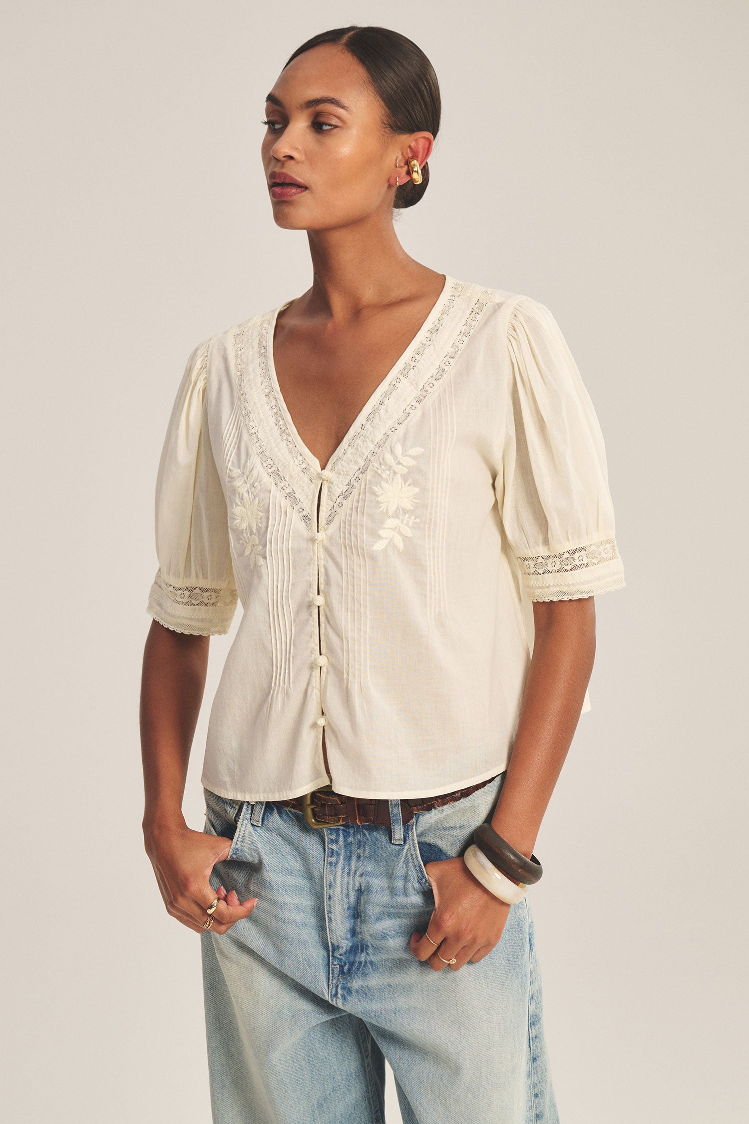 Mavis Lace Top