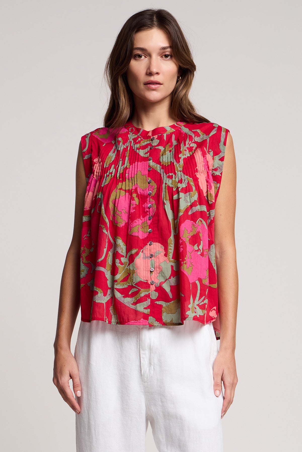 Jeanne Sleeveless Blouse