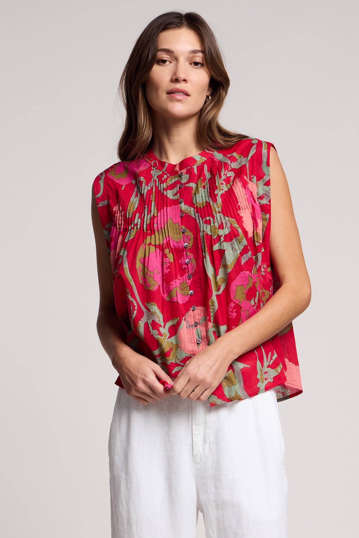 Jeanne Sleeveless Blouse