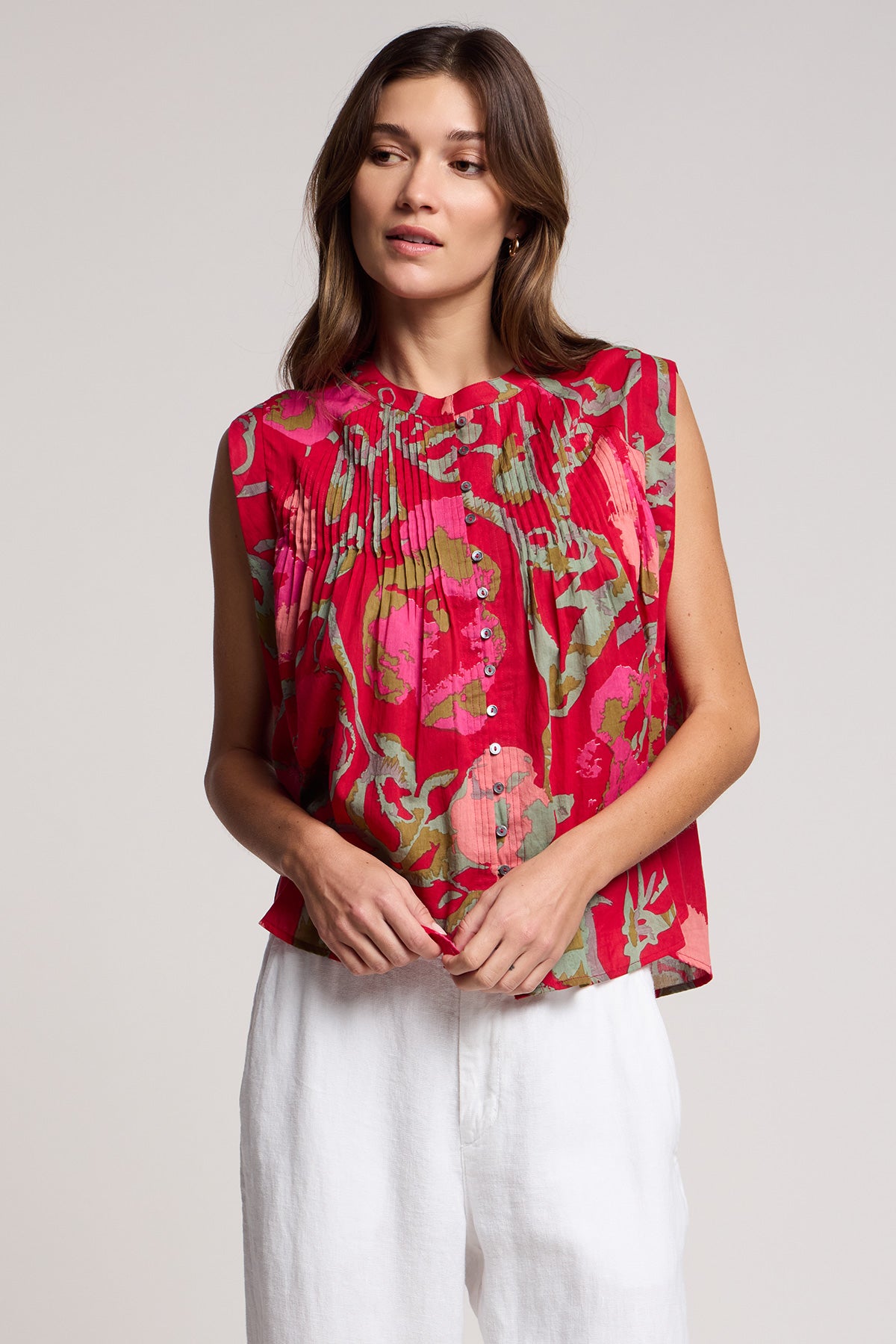 Jeanne Sleeveless Blouse