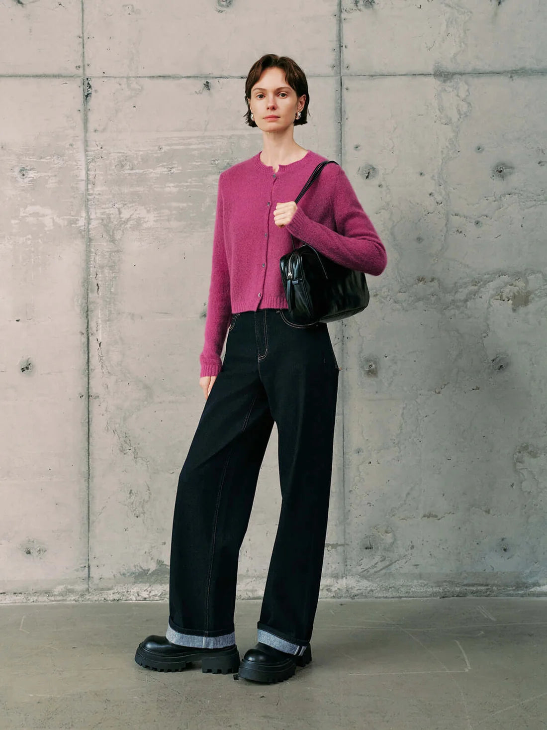 Silk-Cashmere Cardigan