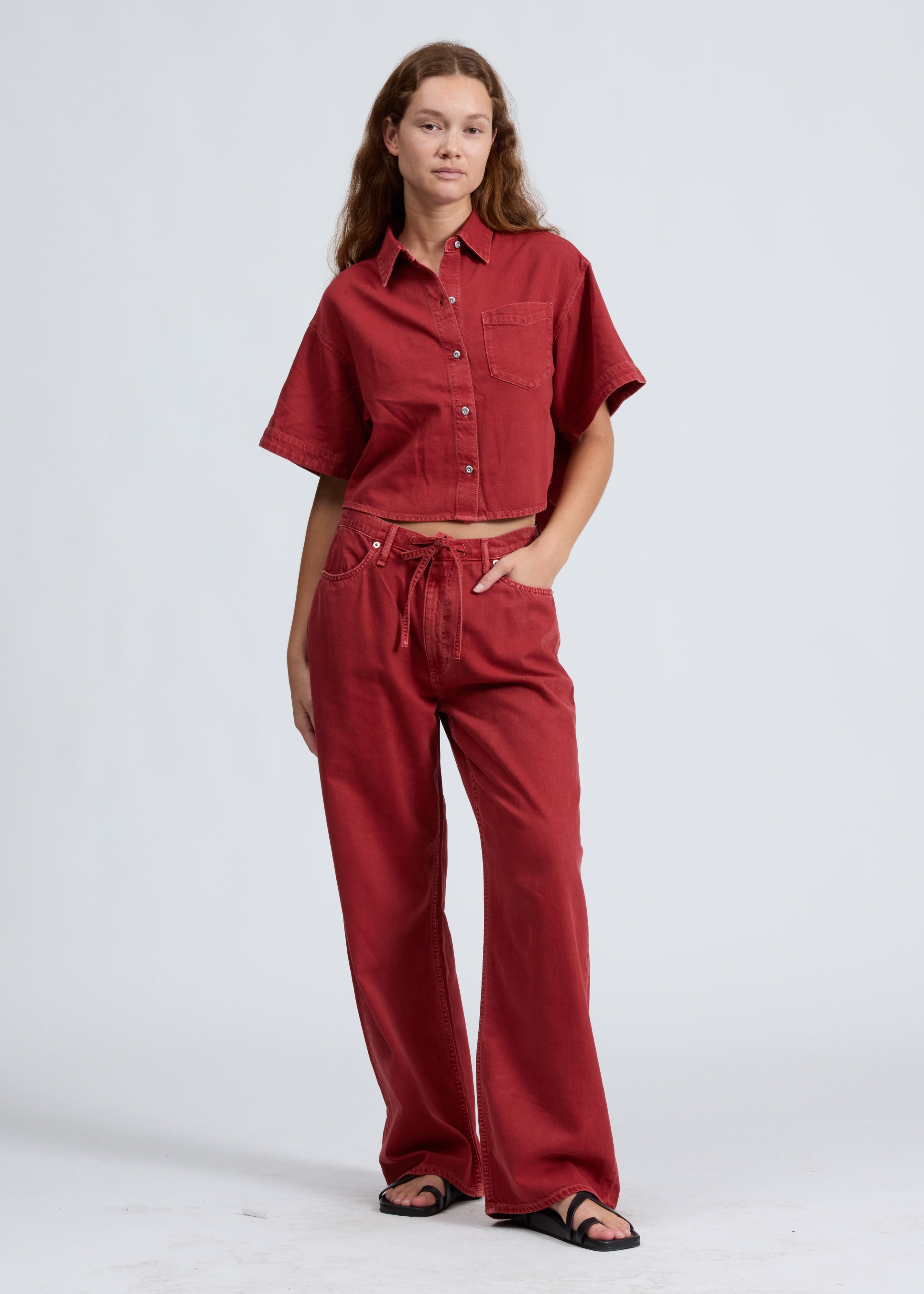 Pheobe Drawstring Wide Leg