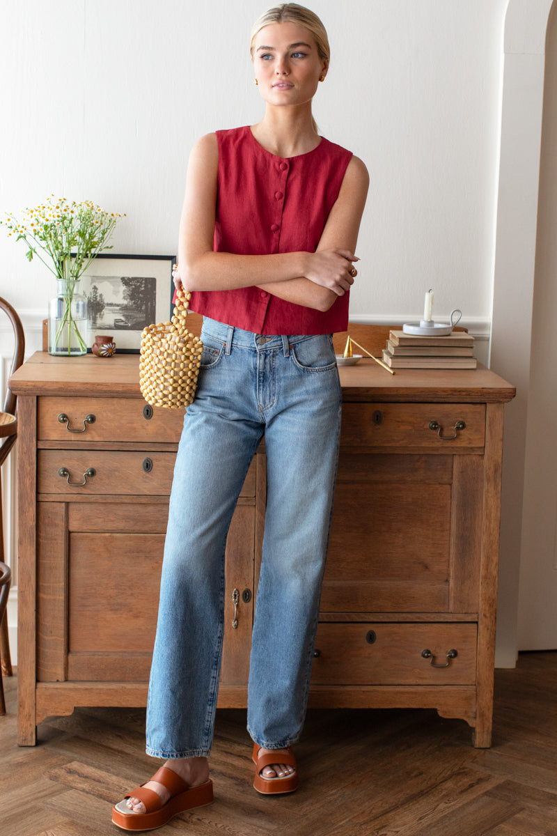 Wide Hem Top