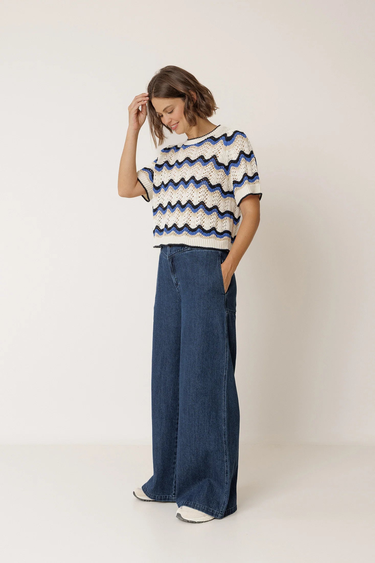 Zig Zag Crochet Sweater