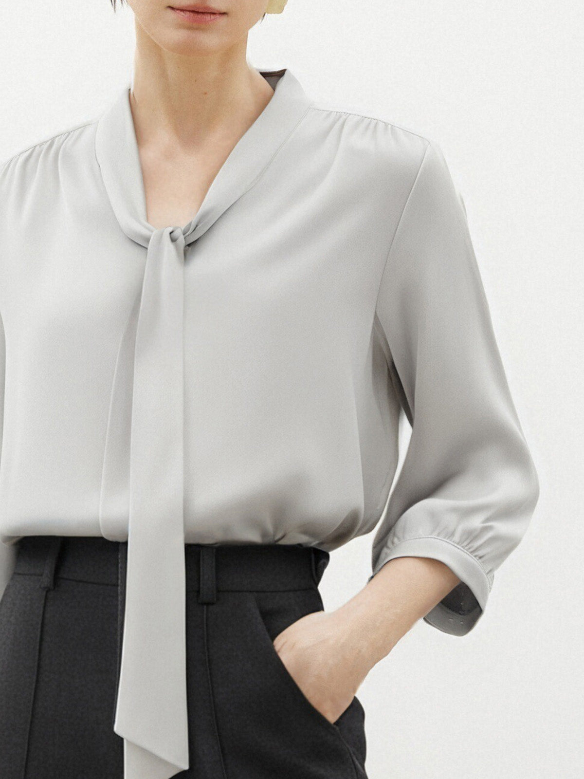 Tie Front Blouse