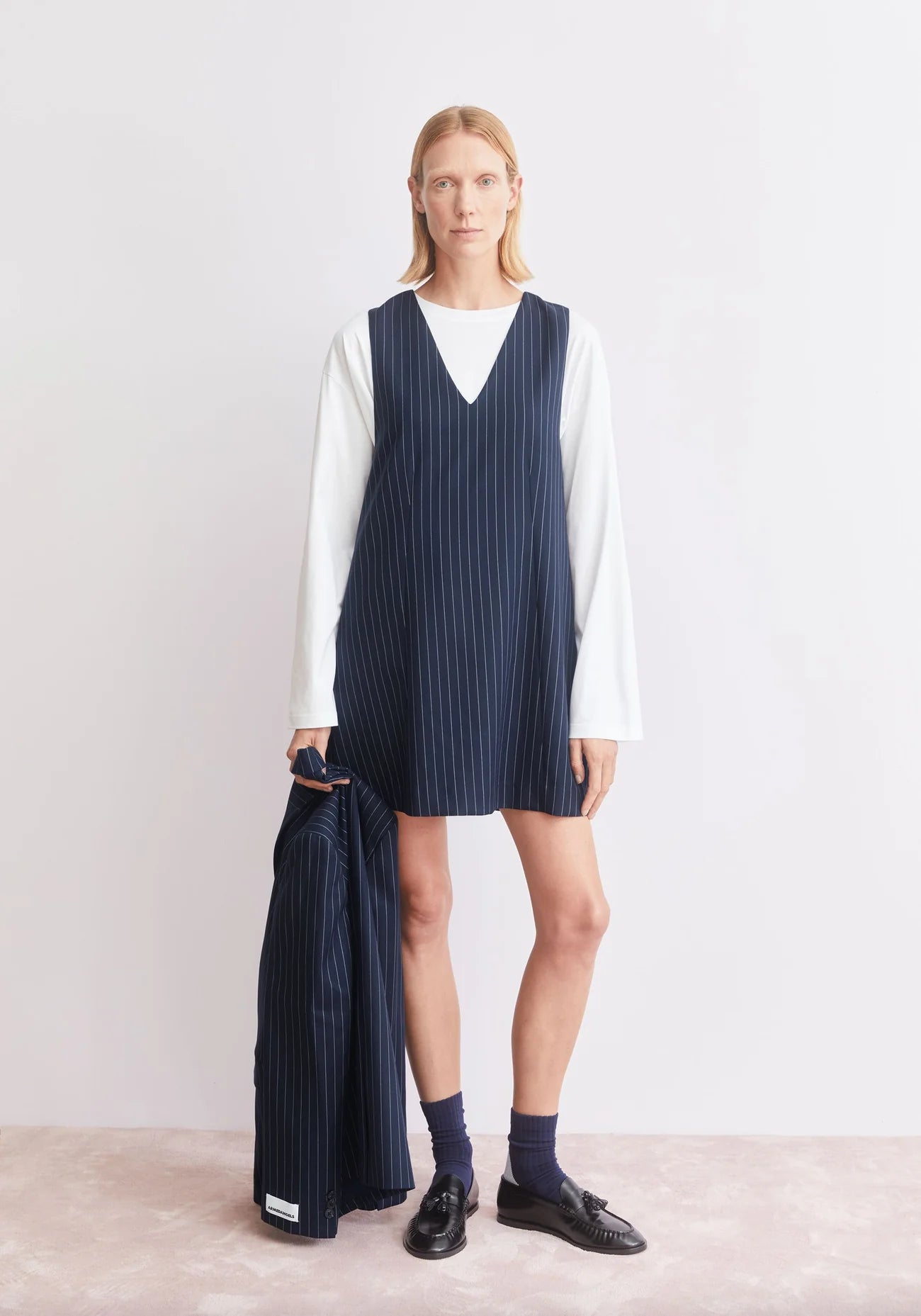 Pinstripe Pinaafo Dress