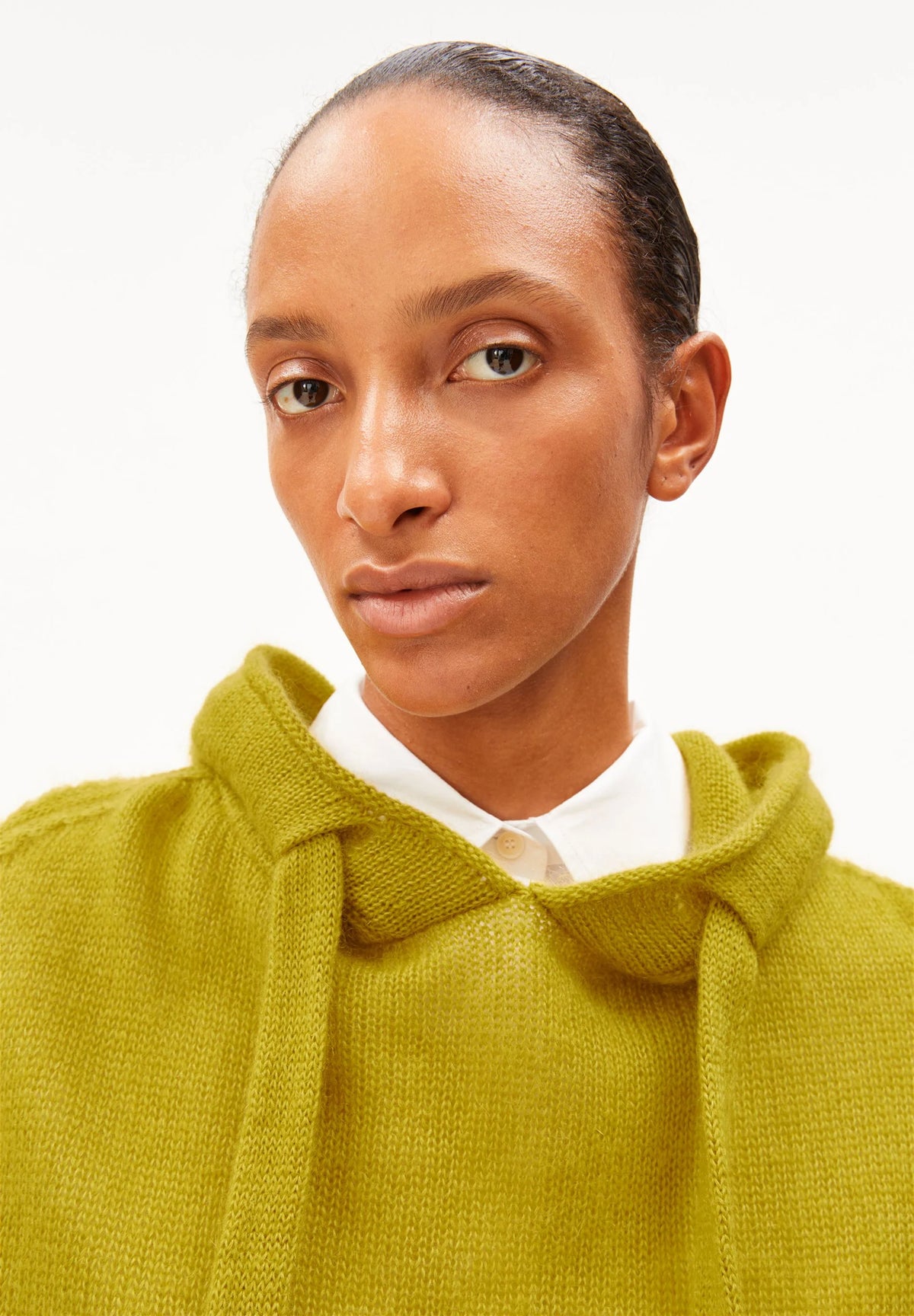 Mohair Blend Hoodie