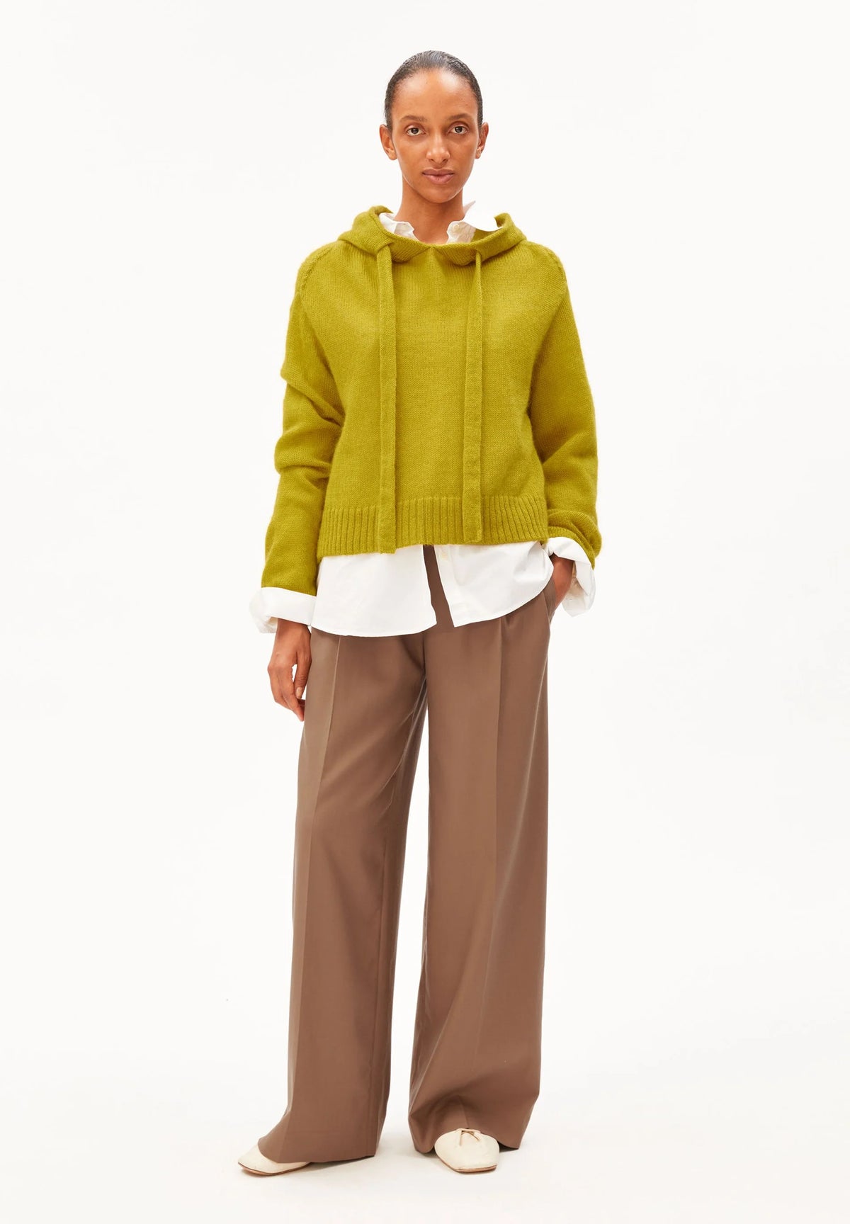 Mohair Blend Hoodie