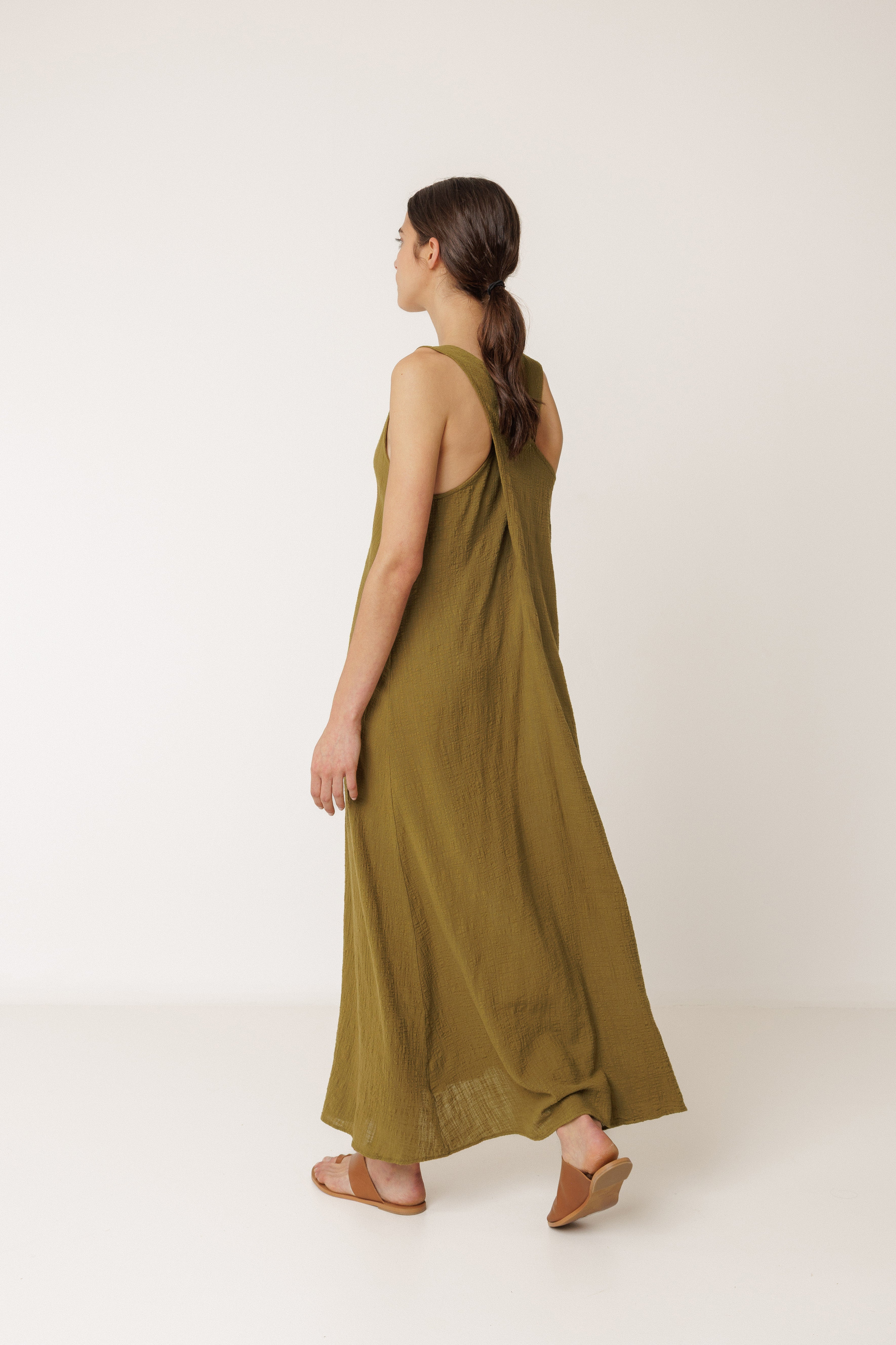Linen Maxi Dress