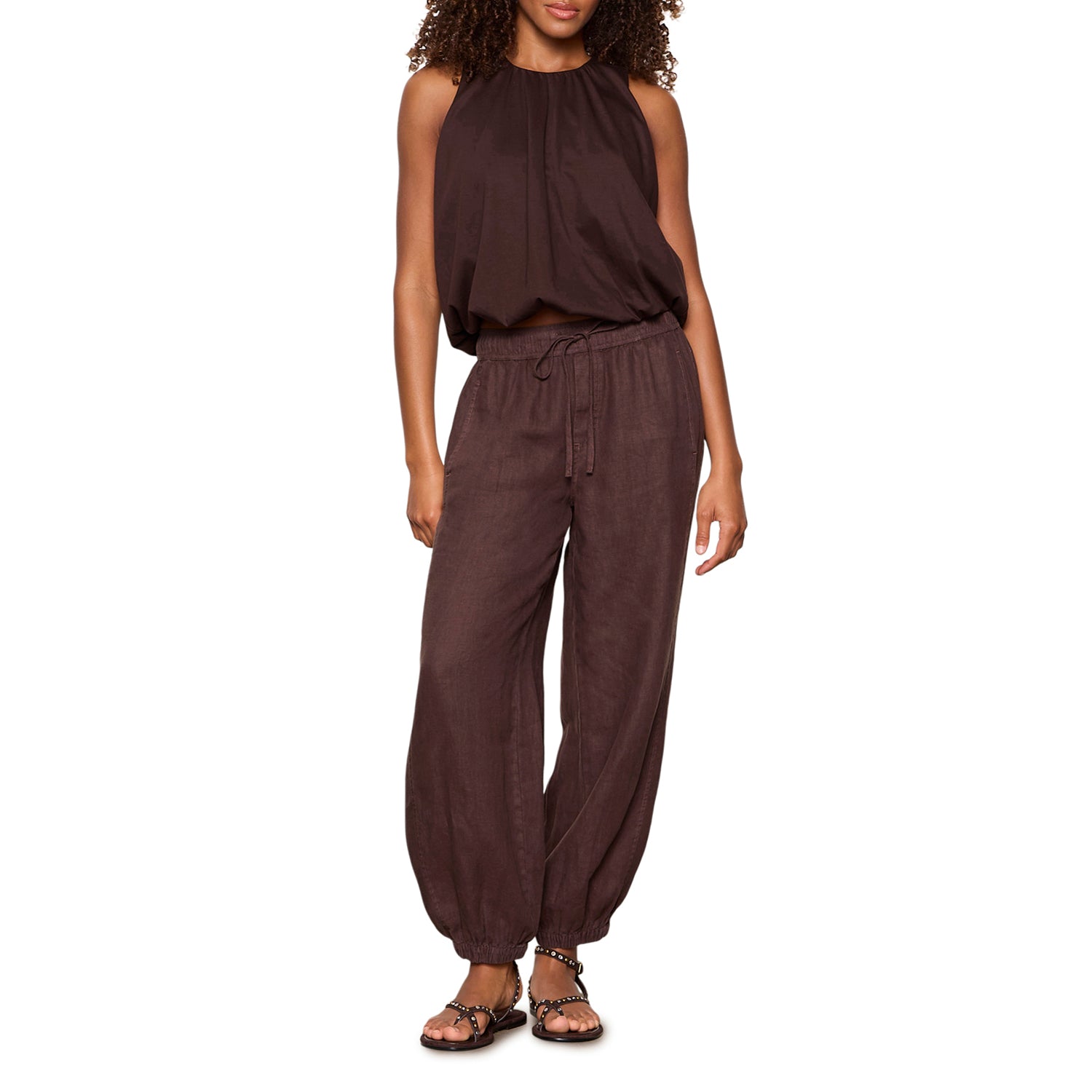 Melody Linen Balloon Pant