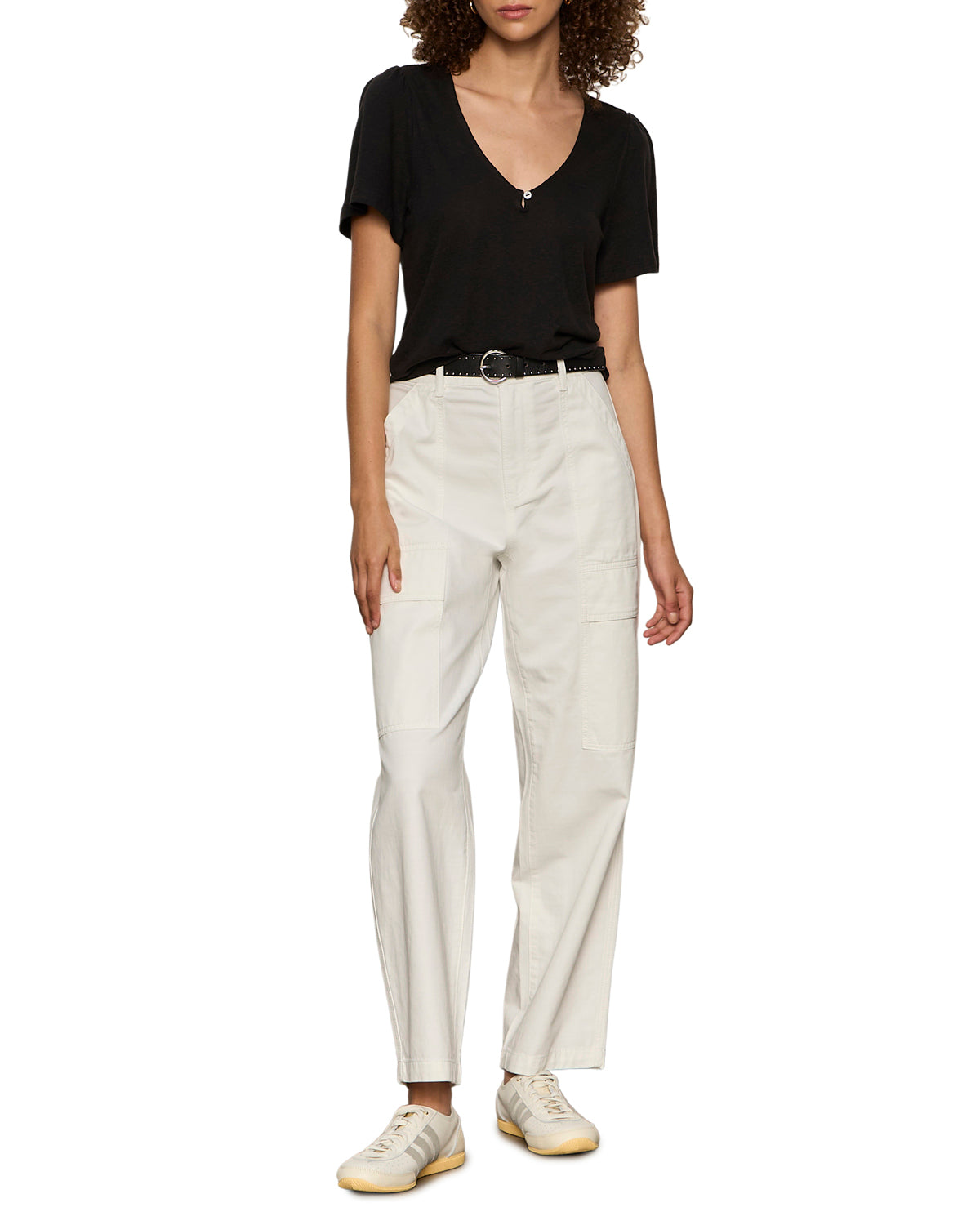 Keyhole Flutter Tee