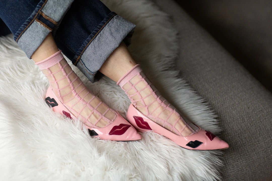 Sheer French Window Socks