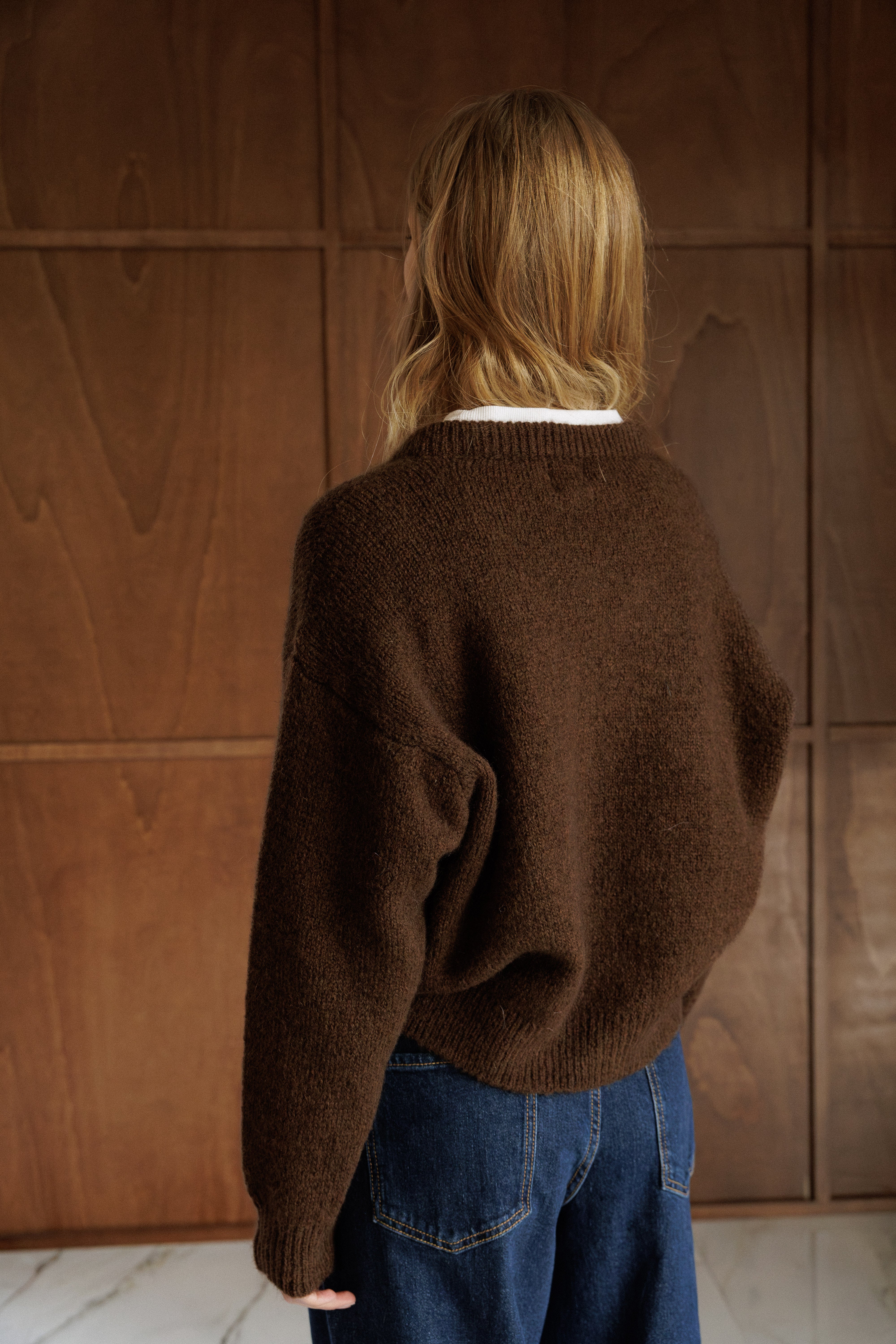 Mohair Bomber Sweater