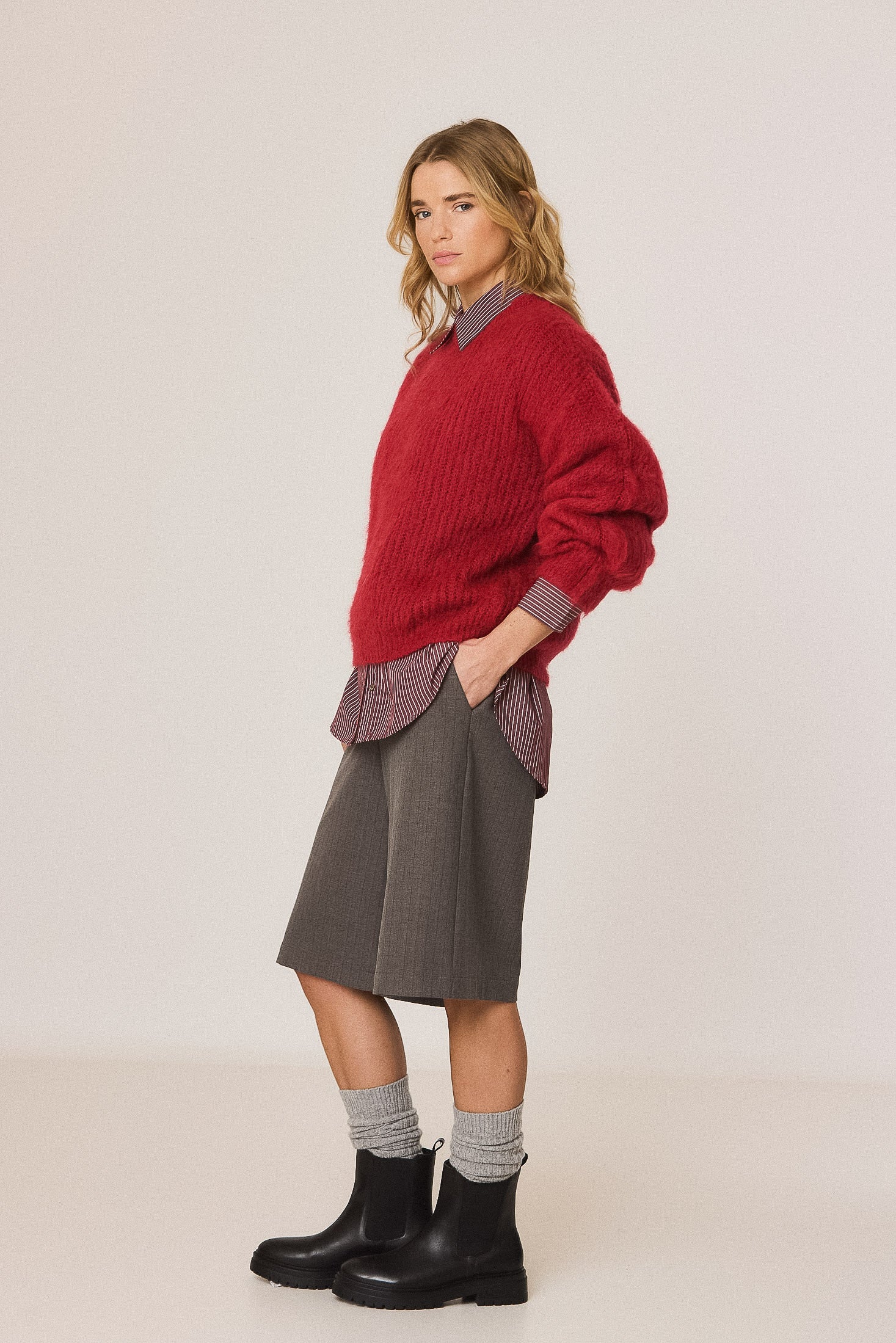 Brushed Effect Sweater