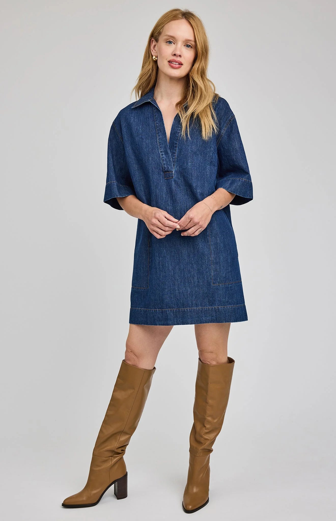Evelina Denim Dress