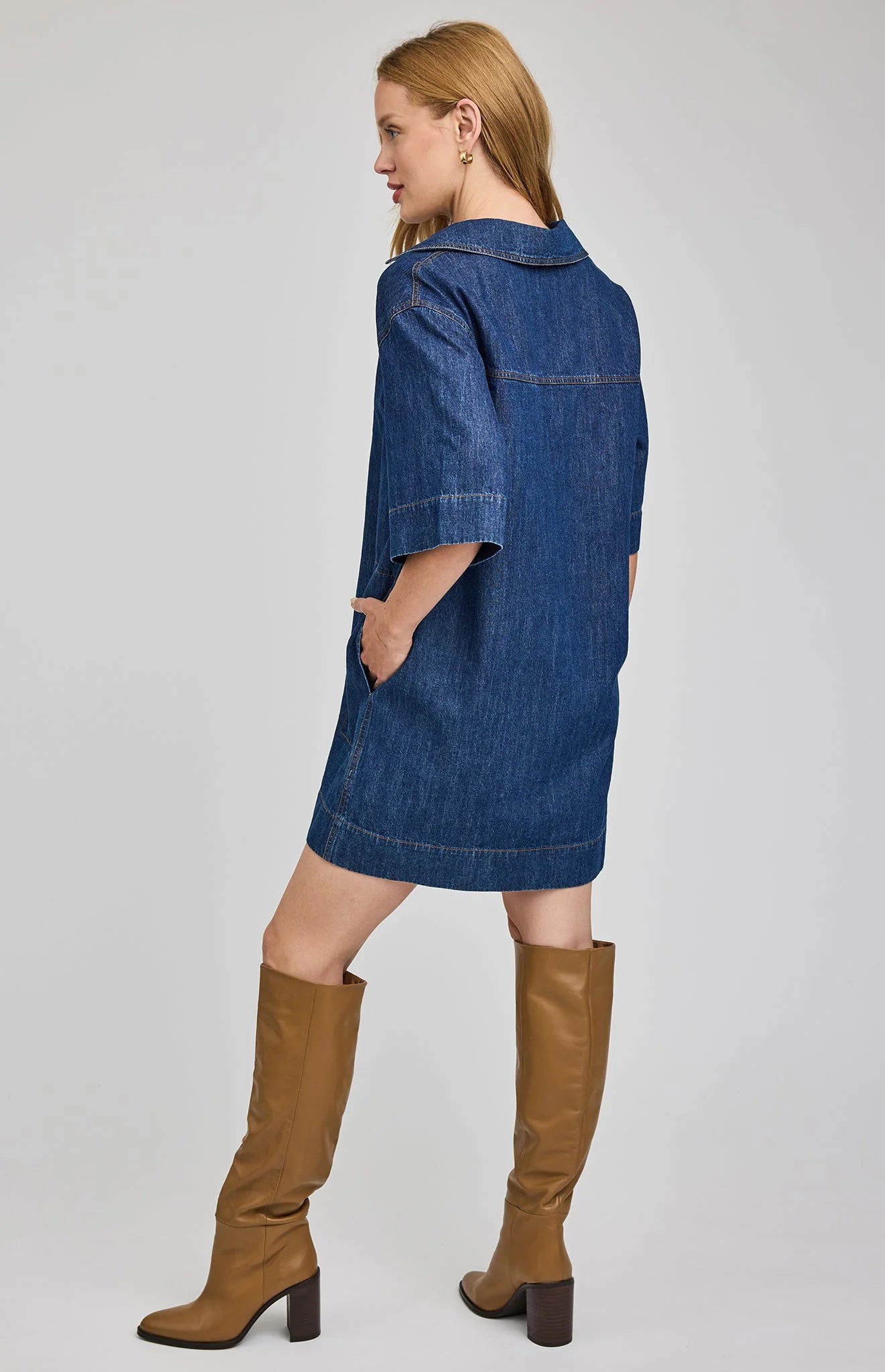 Evelina Denim Dress