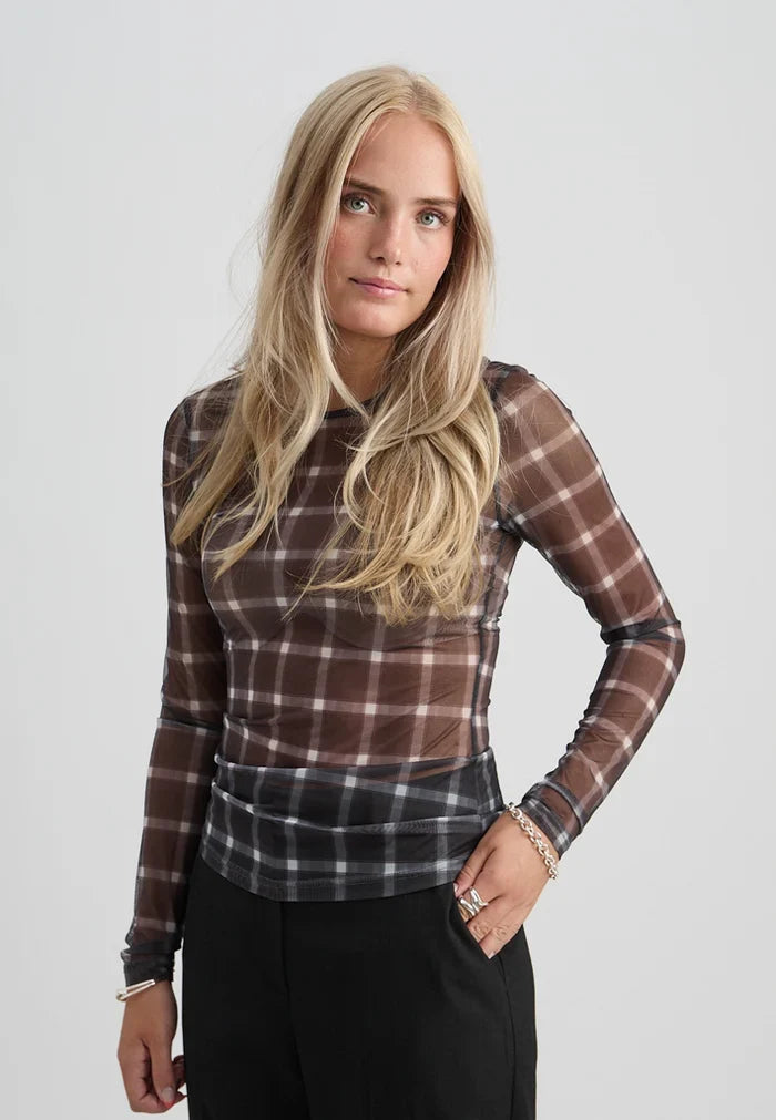 Stefine Sheer Top