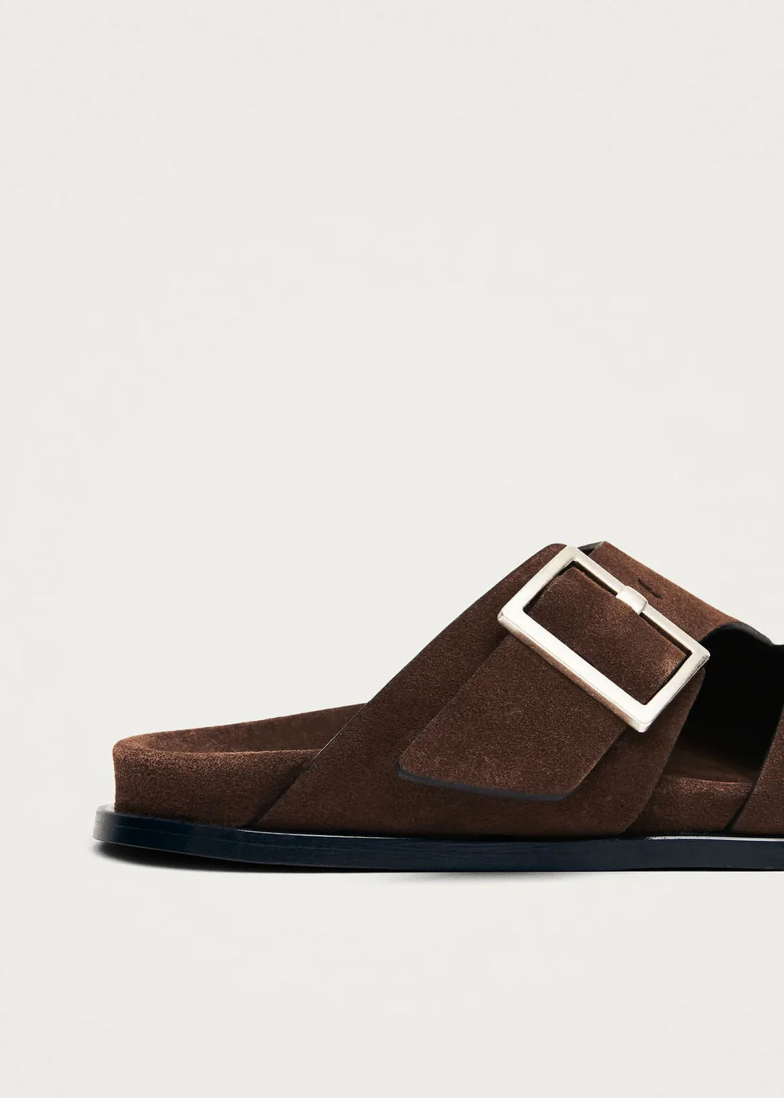 Alba Suede Brown Leather Sandal