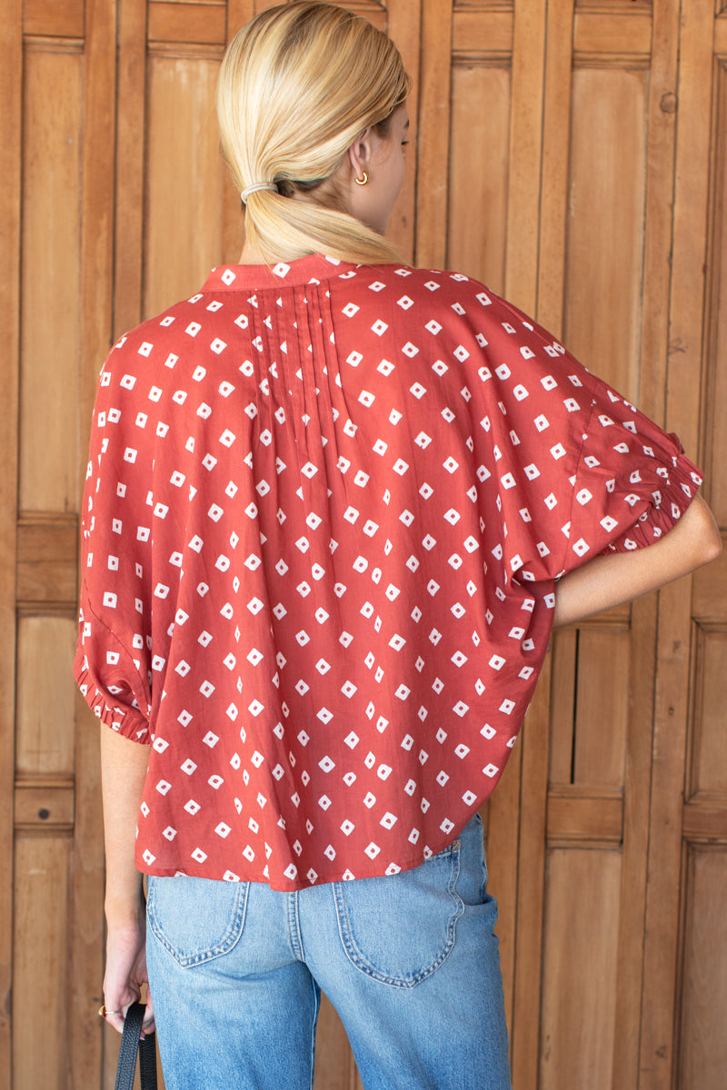 Mandarin Collar Top