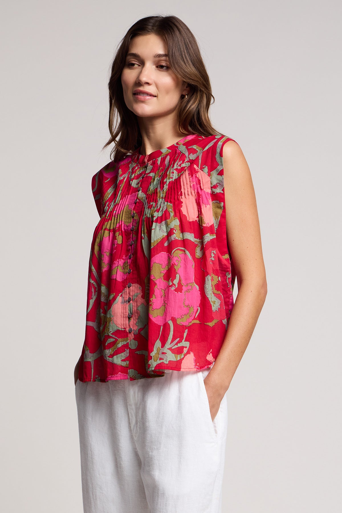 Jeanne Sleeveless Blouse