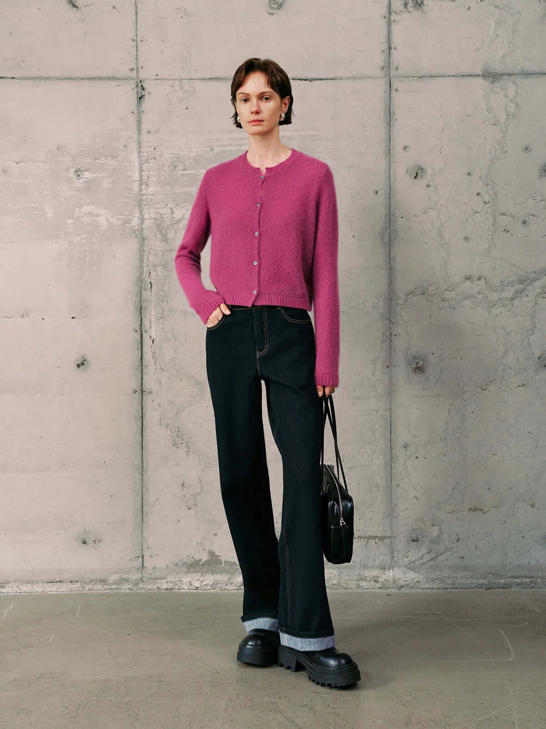 Silk-Cashmere Cardigan