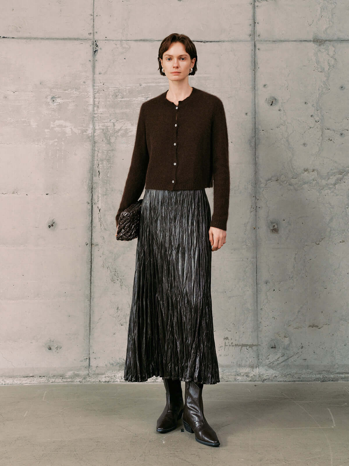 Silk-Cashmere Cardigan