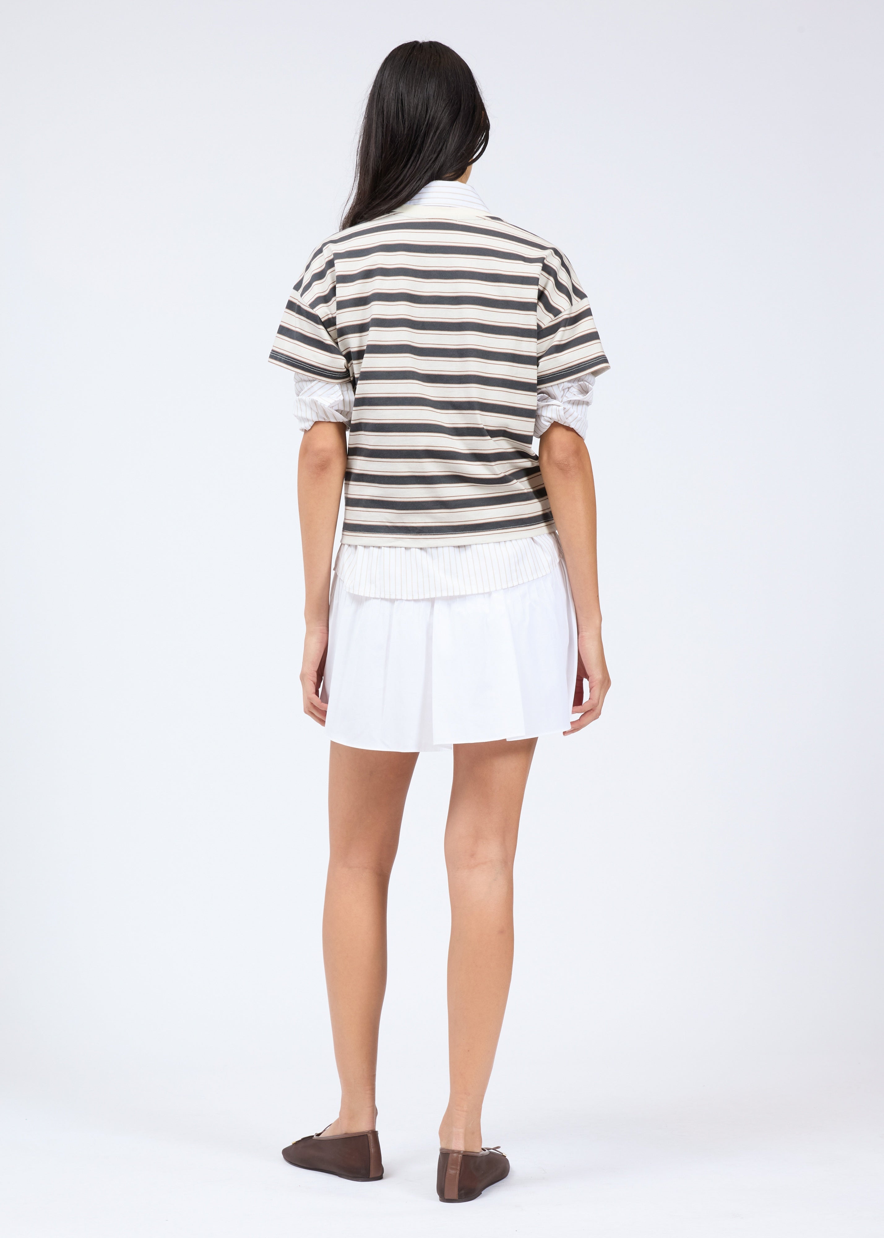 Kelly Stripe Boxy Tee