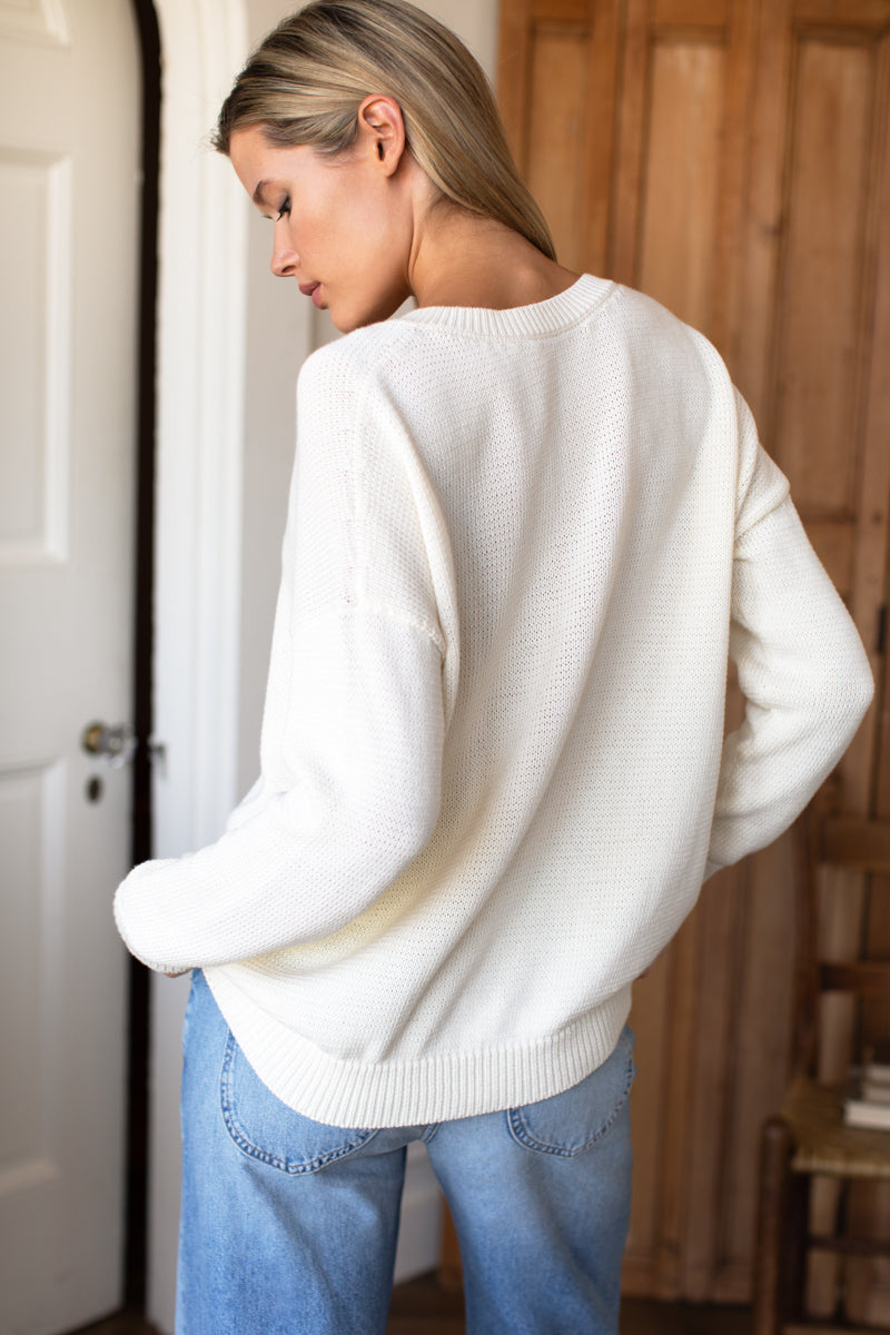 Carolyn V Neck Sweater