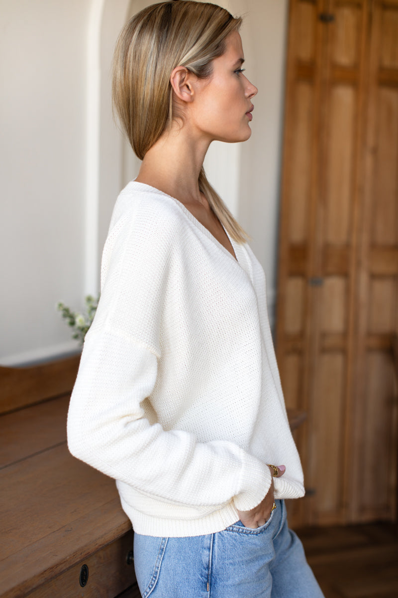 Carolyn V Neck Sweater