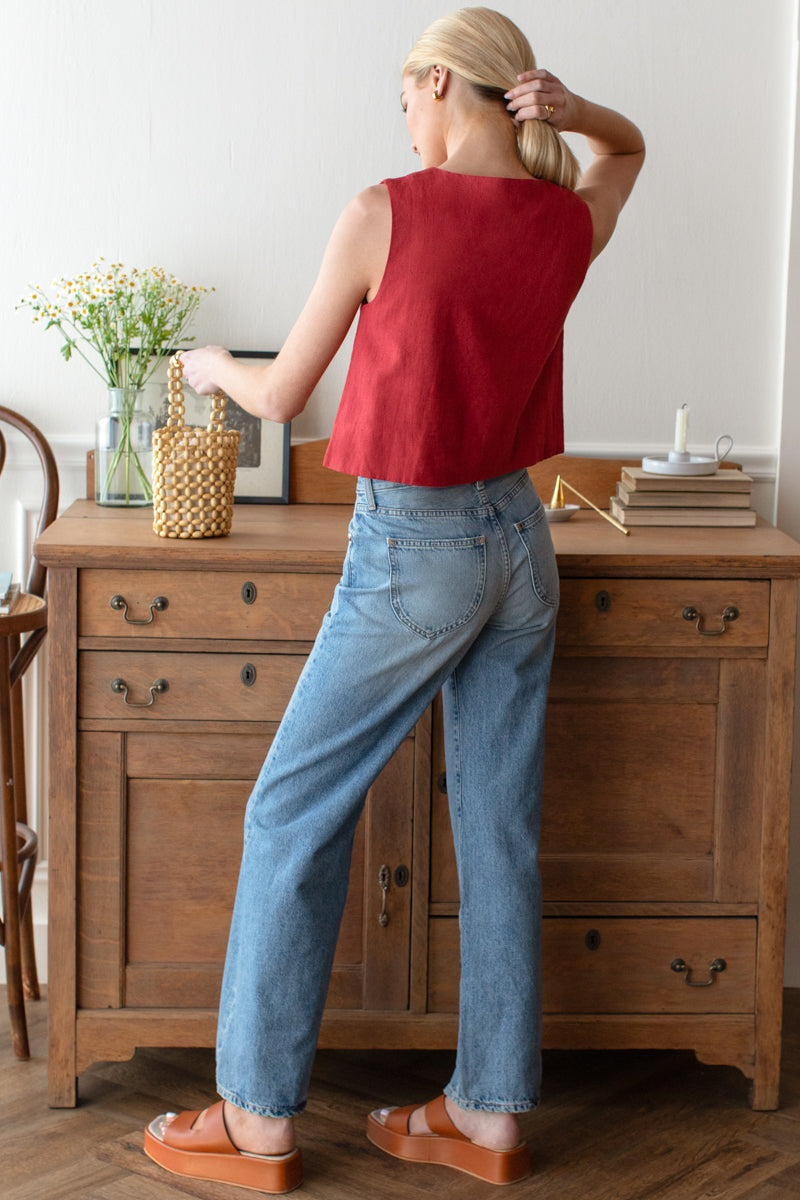 Wide Hem Top
