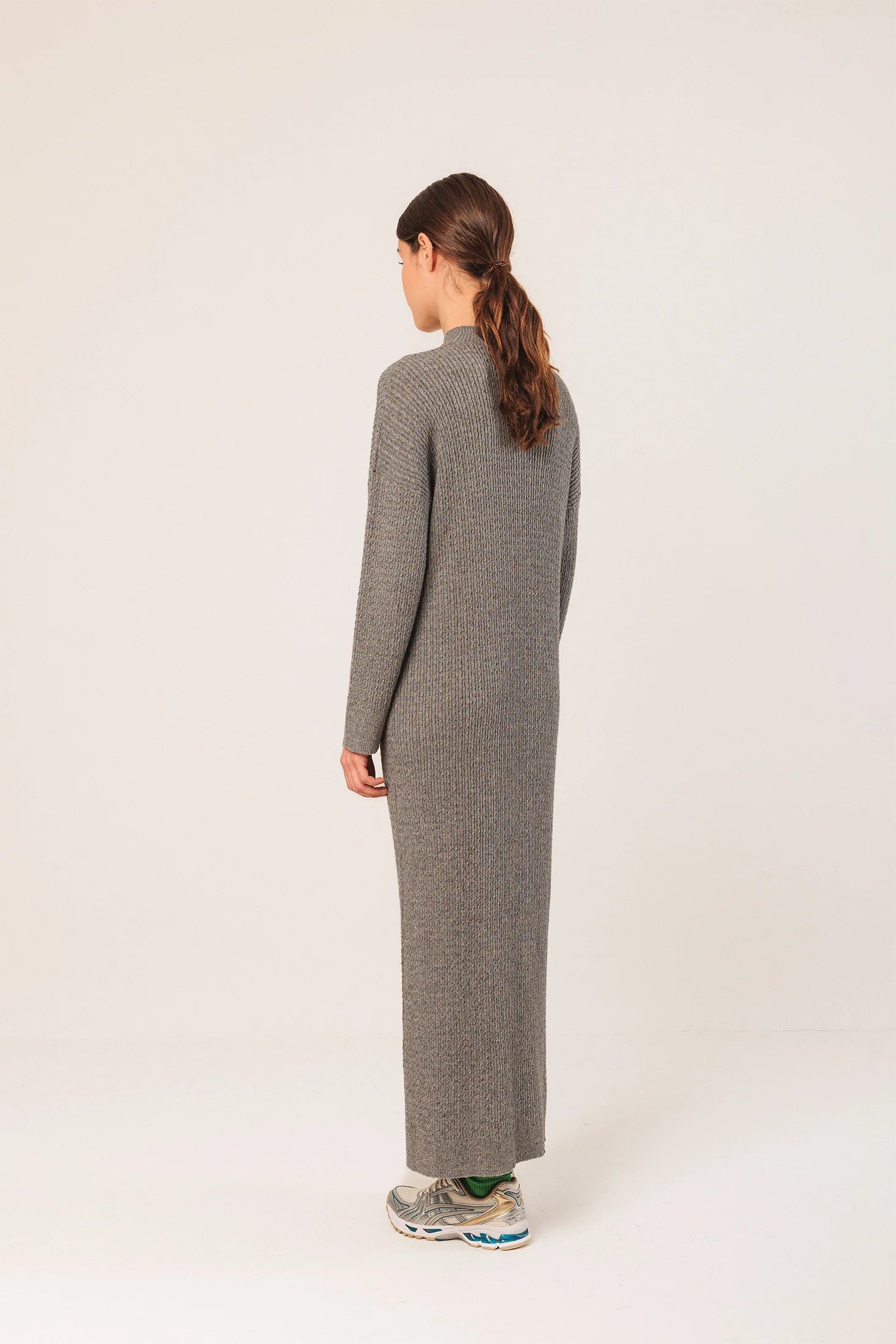 Wide Cable Knit Dress