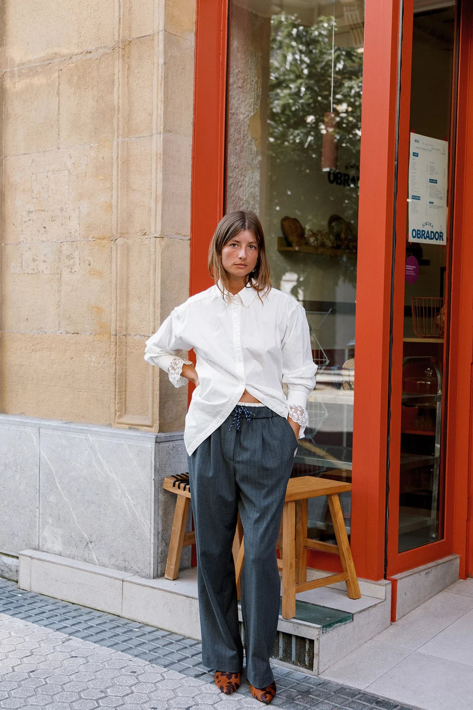 Elastic Waistband Pants